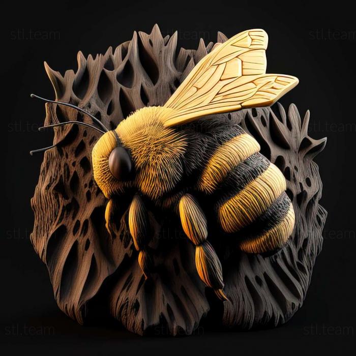 3D model Bombus jonellus (STL)